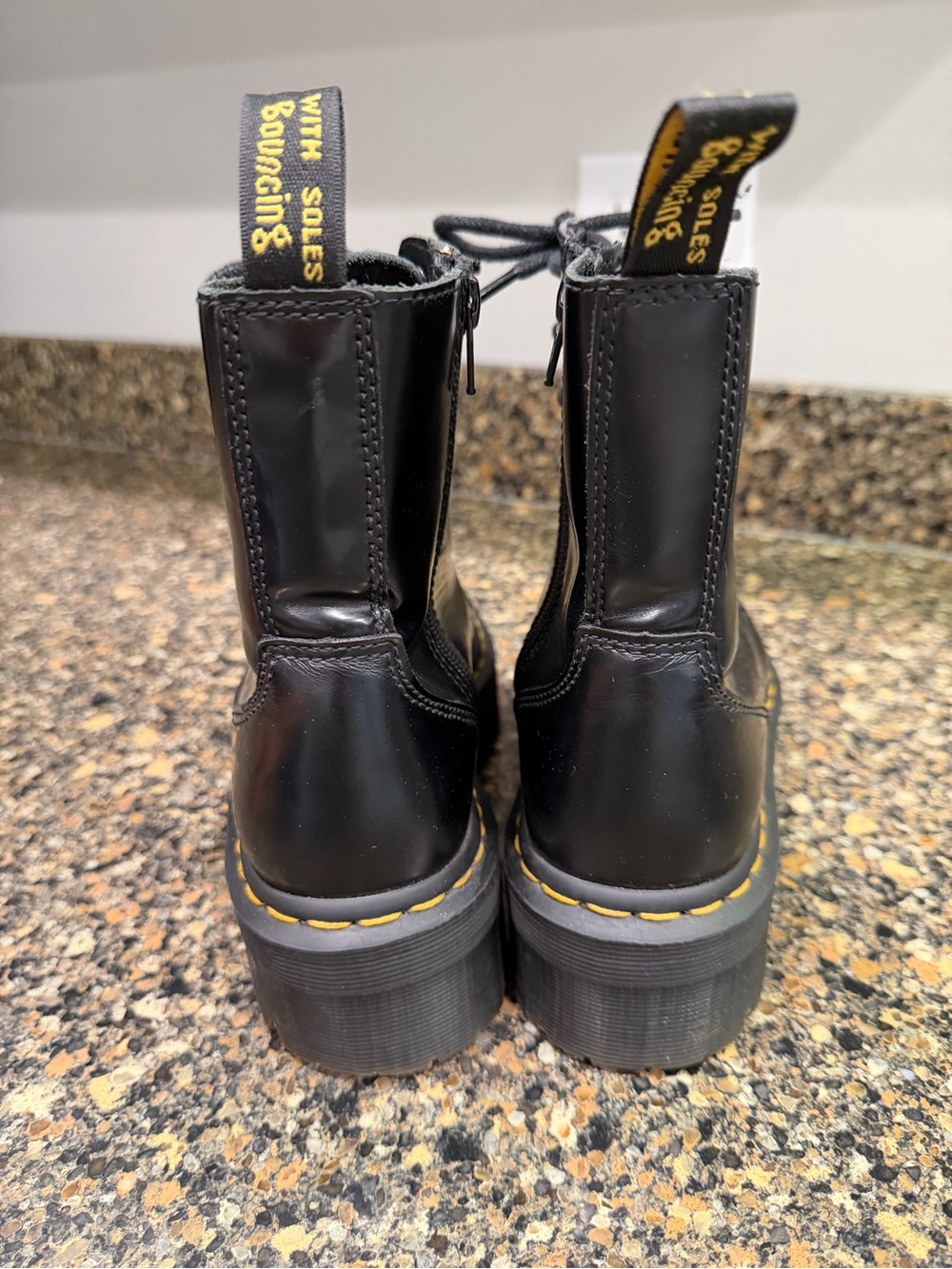 Dr. Martens Jadon Platform Lace-Up Boot in Black ladies 6 - Picture 4 of 10